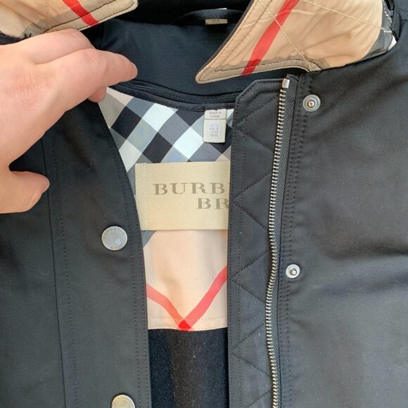 RARE Supernova Burberry Jacket Burberry 3 In 1 Jacket Bomber Vest Size 8 - Picture 9 of 16